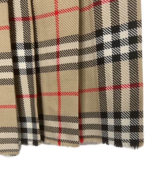 BURBERRY（バーバリー）BURBERRY (バーバリー) カットオフラップスカート ベージュ サイズ:UK6の古着・服飾アイテム