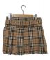 BURBERRY (バーバリー) カットオフラップスカート ベージュ サイズ:UK6：39800円