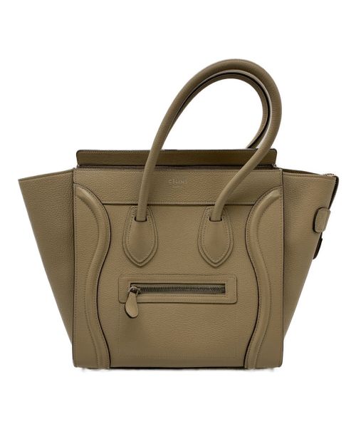 CELINE（セリーヌ）CELINE (セリーヌ) マイクロショッパーバッグ ベージュの古着・服飾アイテム