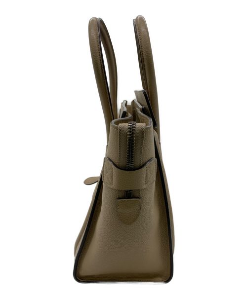 CELINE（セリーヌ）CELINE (セリーヌ) マイクロショッパーバッグ ベージュの古着・服飾アイテム