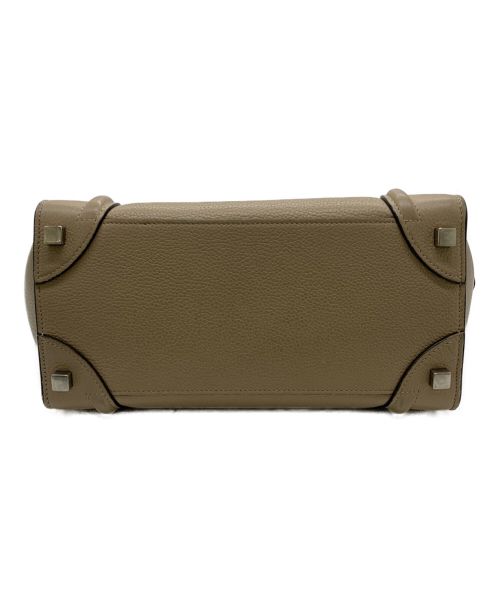 CELINE（セリーヌ）CELINE (セリーヌ) マイクロショッパーバッグ ベージュの古着・服飾アイテム