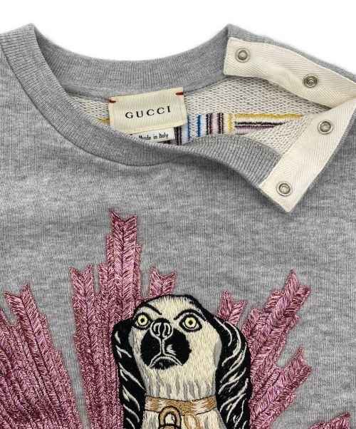 GUCCI（グッチ）GUCCI (グッチ) スウェット グレー サイズ:24mの古着・服飾アイテム
