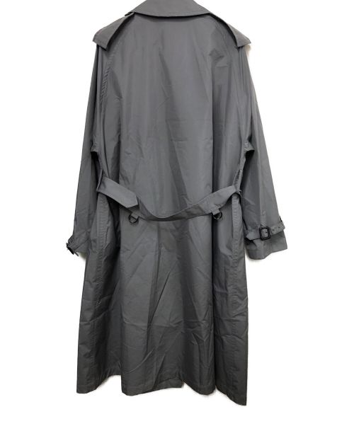 AURALEE（オーラリー）AURALEE (オーラリー) FINX POLYESTER BIG TRENCH COAT ブルー サイズ:4の古着・服飾アイテム