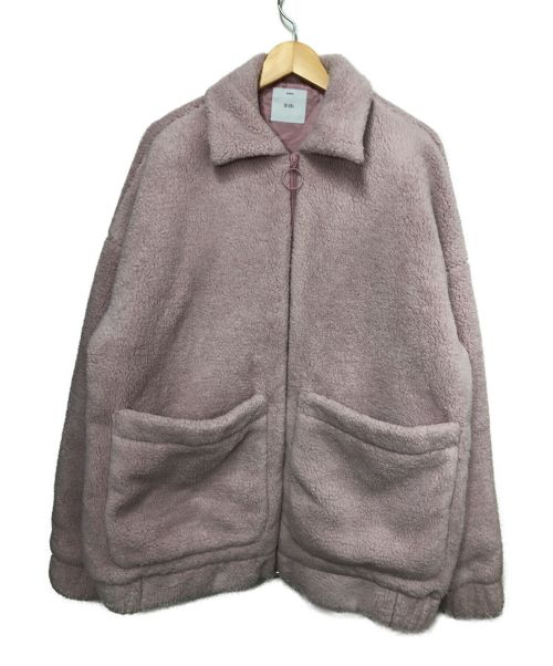 studio seven（スタジオセブン）studio seven (スタジオ セブン) ボアジャケット ピンク サイズ:SIZE Sの古着・服飾アイテム