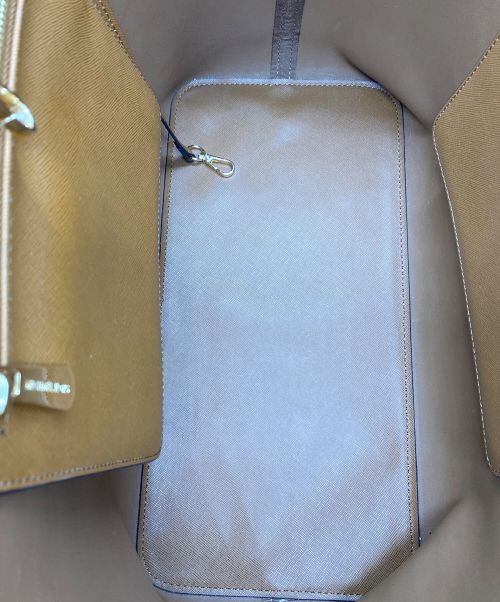 MICHAEL KORS（マイケル・コース）MICHAEL KORS (マイケルコース) トートバッグ ブラウンの古着・服飾アイテム