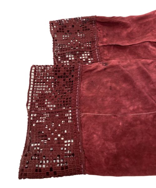 TOGA ARCHIVES（トーガアーカイブス）TOGA ARCHIVES (トーガアーカイブス) インナータイダイパンツ ダークレッド サイズ:ｘｓ/34の古着・服飾アイテム