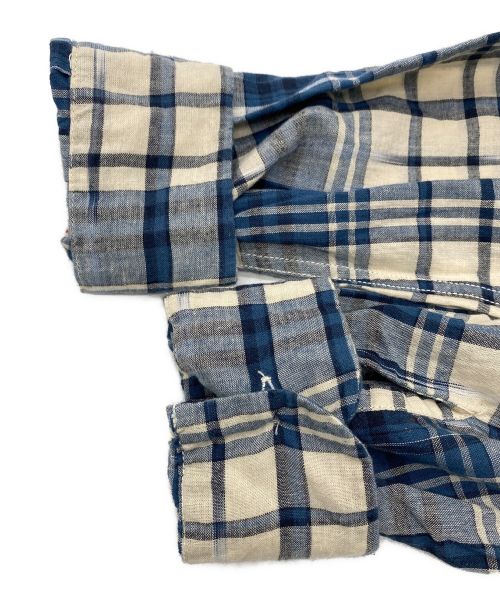 SUGAR CANE（シュガーケーン）SUGAR CANE (シュガーケーン) チェックシャツ ネイビー サイズ:SIZE Sの古着・服飾アイテム
