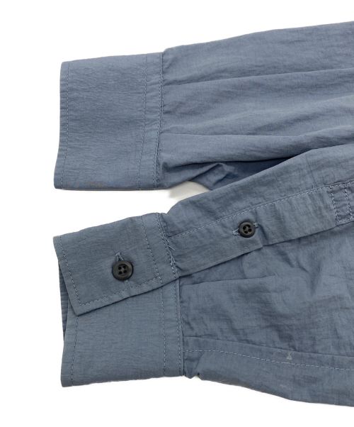 YOKE（ヨーク）YOKE (ヨーク) バンドカラーシャツ ネイビー サイズ:SIZE Sの古着・服飾アイテム