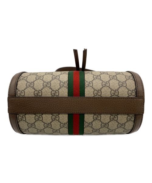 GUCCI（グッチ）GUCCI (グッチ) 2WAYショルダーバッグ ブラウンの古着・服飾アイテム