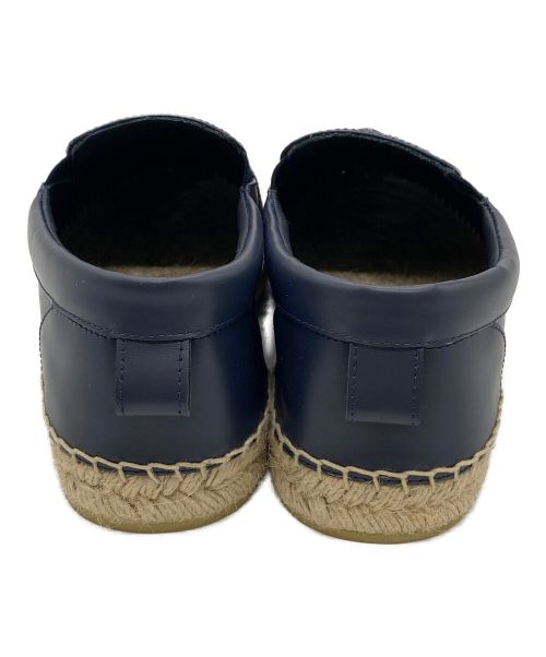 JIMMY CHOO（ジミーチュウ）JIMMY CHOO (ジミーチュウ) エスパドリーユ ネイビー サイズ:40の古着・服飾アイテム