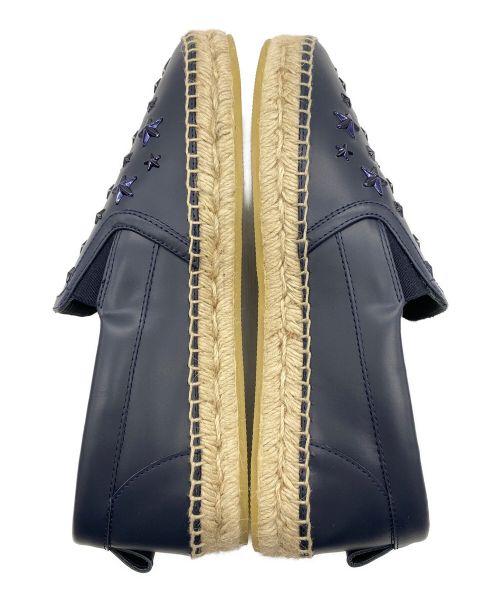 JIMMY CHOO（ジミーチュウ）JIMMY CHOO (ジミーチュウ) エスパドリーユ ネイビー サイズ:40の古着・服飾アイテム