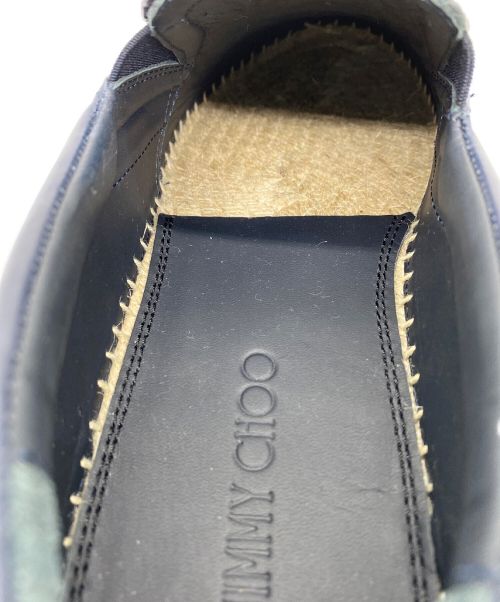 JIMMY CHOO（ジミーチュウ）JIMMY CHOO (ジミーチュウ) エスパドリーユ ネイビー サイズ:40の古着・服飾アイテム