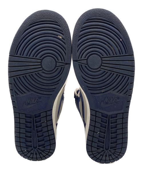 NIKE（ナイキ）NIKE (ナイキ) ハイカットスニーカー グレー×ネイビー サイズ:9（1/2）の古着・服飾アイテム