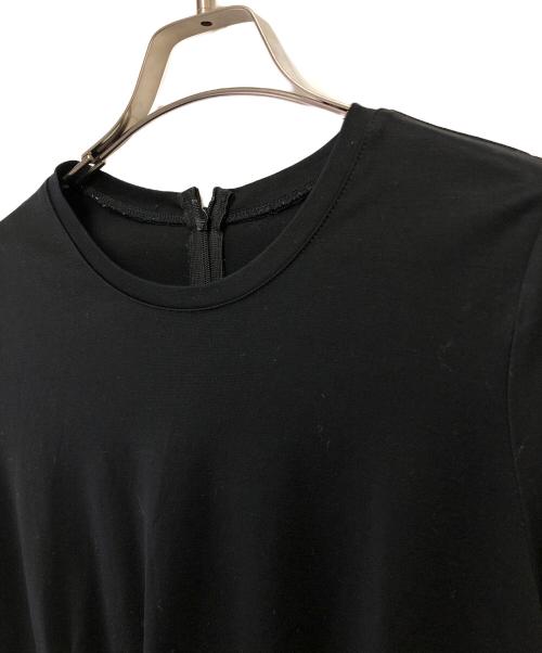BORDERS at BALCONY（ボーダーズアットバルコニー）BORDERS at BALCONY (ボーダーズアットバルコニー) ボーダー切替カットソー ブラック サイズ:Mの古着・服飾アイテム