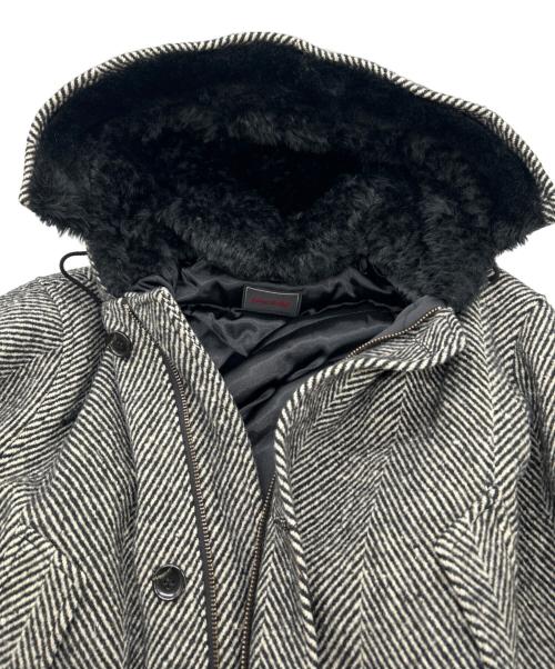 GANGSTERVILLE（ギャングスタービル）GANGSTERVILLE (ギャングスタービル) ヘリンボーンコート グレー サイズ:SIZE L 未使用品の古着・服飾アイテム