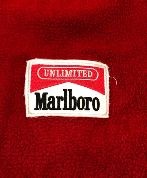 marlboro（マルボロ）marlboro (マルボロ) フリースジャケット レッド サイズ:SIZE XLの古着・服飾アイテム