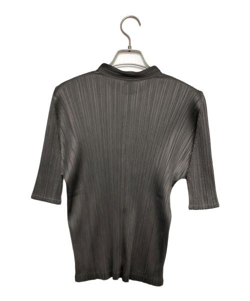 PLEATS PLEASE（プリーツプリーズ）PLEATS PLEASE (プリーツプリーズ) プリーツブラウス グレー サイズ:Sの古着・服飾アイテム