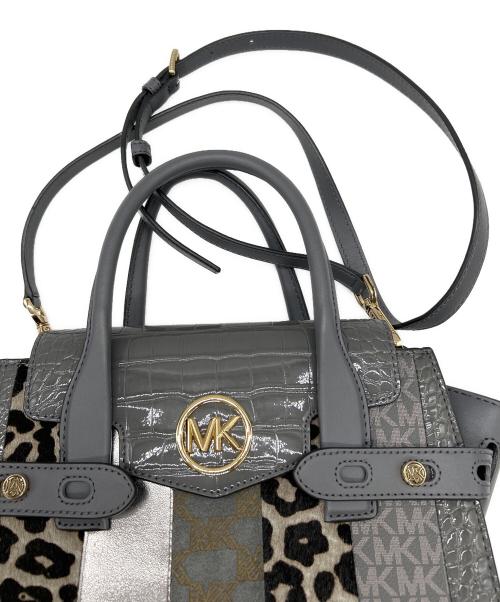 MICHAEL KORS（マイケル・コース）MICHAEL KORS (マイケルコース) 2WAYショルダーバッグ グレーの古着・服飾アイテム