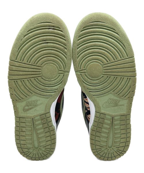 NIKE（ナイキ）NIKE (ナイキ) ローカットスニーカー ブラック×オリーブ サイズ:27.5の古着・服飾アイテム