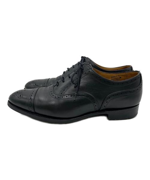 Tricker's（トリッカーズ）Tricker's (トリッカーズ) セミブローグシューズ ブラック サイズ:size 7の古着・服飾アイテム