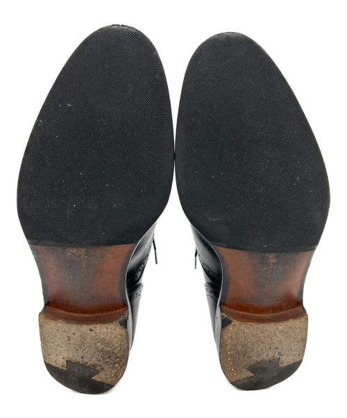 Tricker's（トリッカーズ）Tricker's (トリッカーズ) セミブローグシューズ ブラック サイズ:size 7の古着・服飾アイテム