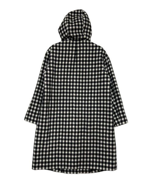 MACKINTOSH PHILOSOPHY（マッキントッシュ フィロソフィー）MACKINTOSH PHILOSOPHY (マッキントッシュフィロソフィー) ウールフーデッドコート グレー×ホワイト サイズ:SIZE Sの古着・服飾アイテム