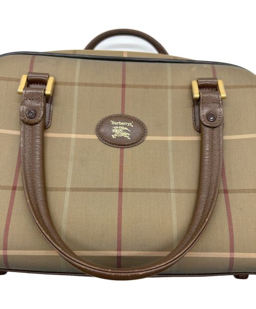 Burberry's（バーバリーズ）Burberry's (バーバリーズ) ミニボストンバッグ ベージュの古着・服飾アイテム