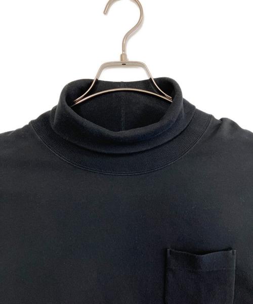 nanamica（ナナミカ）nanamica (ナナミカ) タートルネックカットソー ブラック サイズ:Sの古着・服飾アイテム