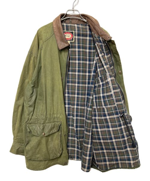 the australian outback collection（ジーオーストラリアンオートバックコレクション）the australian outback collection (ジーオーストラリアンオートバックコレクション) オイルドジャケット カーキ サイズ:XLの古着・服飾アイテム