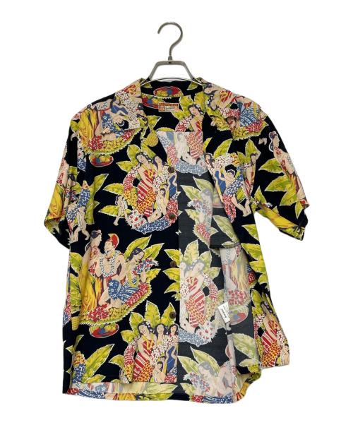 Sun Surf（サンサーフ）Sun Surf (サンサーフ) アロハシャツ ブラック×イエロー サイズ:SIZE Sの古着・服飾アイテム