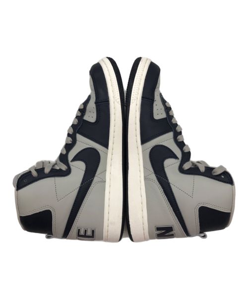 NIKE（ナイキ）NIKE (ナイキ) ハイカットスニーカー グレー×ネイビー サイズ:25.5cmの古着・服飾アイテム