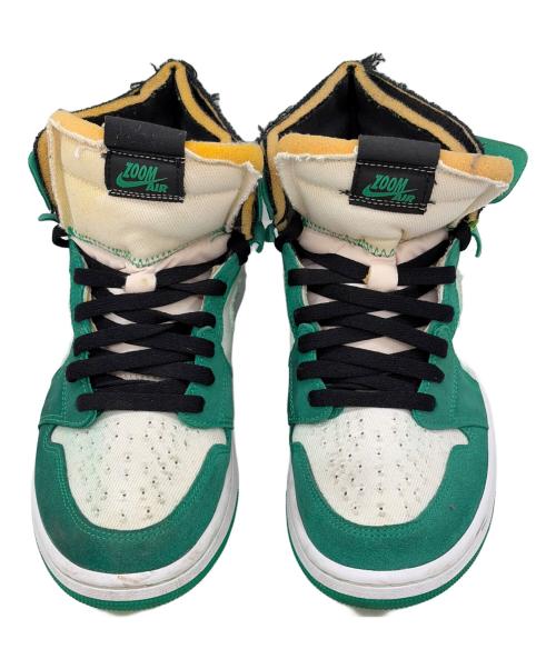 NIKE（ナイキ）NIKE (ナイキ) AIR JORDAN 1 ZOOM CMFT（エアジョーダン 1 ズーム コンフォート） グリーン×ホワイト サイズ:SIZE 28cmの古着・服飾アイテム