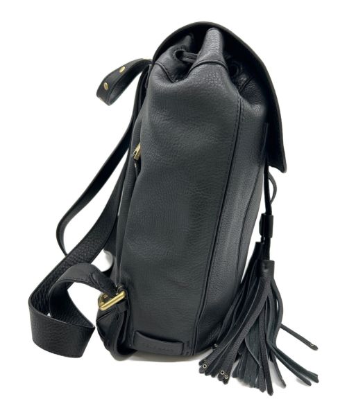 COLE HAAN（コールハーン）COLE HAAN (コールハーン) レザーリュック ブラックの古着・服飾アイテム