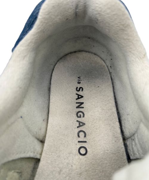 Sangacio（サンガッチョ）Sangacio (サンガッチョ) ローカットスニーカー ネイビー サイズ:27.5の古着・服飾アイテム