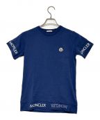 MONCLERモンクレール）の古着「半袖カットソー」｜ネイビー