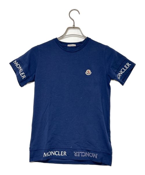 MONCLER（モンクレール）MONCLER (モンクレール) 半袖カットソー ネイビー サイズ:160の古着・服飾アイテム
