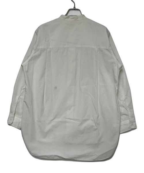 nanamica（ナナミカ）nanamica (ナナミカ) Band Collar Wind Shirt ホワイト サイズ:WSの古着・服飾アイテム