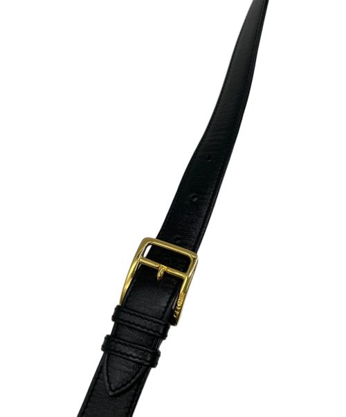 CELINE（セリーヌ）CELINE (セリーヌ) ホースキャリッジ レザー ブラックの古着・服飾アイテム