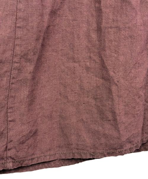 MaxMara（マックスマーラ）MaxMara (マックスマーラ) リネンラップワンピース ブラウン サイズ:Lの古着・服飾アイテム
