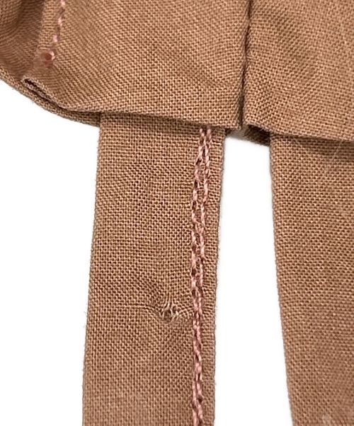 RIM.ARK（リムアーク）RIM.ARK (リムアーク) Check side shirring SK ブラウン サイズ:size 36の古着・服飾アイテム