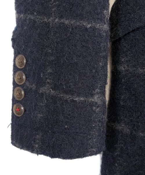 BURBERRY BLACK LABEL（バーバリーブラックレーベル）BURBERRY BLACK LABEL (バーバリーブラックレーベル) ウールチェスターコート ネイビー サイズ:SIZE Mの古着・服飾アイテム