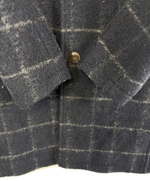 BURBERRY BLACK LABEL（バーバリーブラックレーベル）BURBERRY BLACK LABEL (バーバリーブラックレーベル) ウールチェスターコート ネイビー サイズ:SIZE Mの古着・服飾アイテム