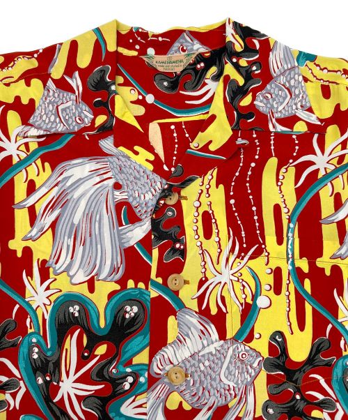 Sun Surf（サンサーフ）Sun Surf (サンサーフ) アロハシャツ レッド サイズ:SIZE Sの古着・服飾アイテム