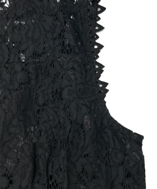 CELFORD（セルフォード）CELFORD (セルフォード) ノースリーブレースワンピース ブラック サイズ:SIZE Sの古着・服飾アイテム