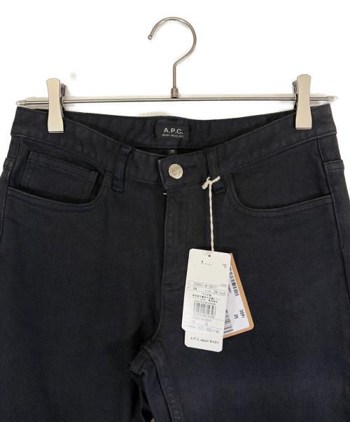 A.P.C.（アーペーセー）A.P.C. (アーペーセー) スキニーデニムパンツ ブラック サイズ:SIZE 26（S) 未使用品の古着・服飾アイテム