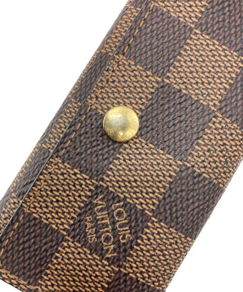 LOUIS VUITTON（ルイ ヴィトン）LOUIS VUITTON (ルイ ヴィトン) キーケース ダミエ ミュルティクレ4 ブラウンの古着・服飾アイテム