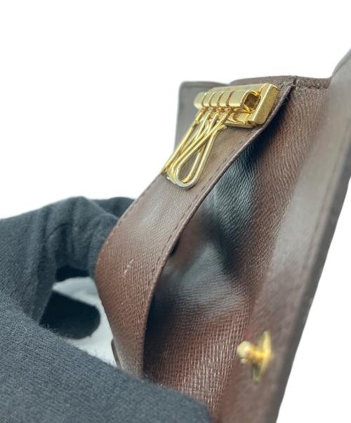 LOUIS VUITTON（ルイ ヴィトン）LOUIS VUITTON (ルイ ヴィトン) キーケース ダミエ ミュルティクレ4 ブラウンの古着・服飾アイテム