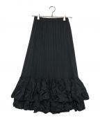 PLEATS PLEASEプリーツプリーズ）の古着「プリーツスカート」｜ブラック