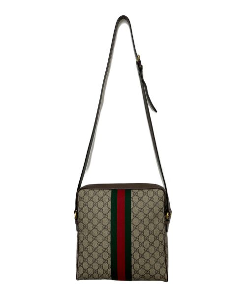 GUCCI（グッチ）GUCCI (グッチ) GGスモールメッセンジャーバッグ ベージュの古着・服飾アイテム