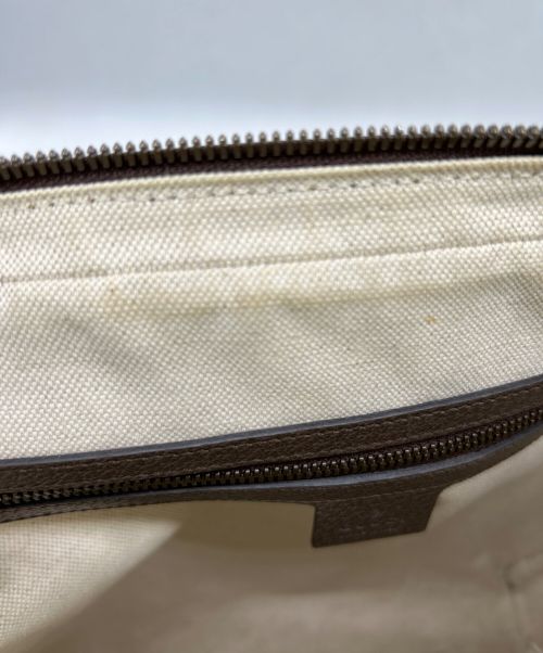 GUCCI（グッチ）GUCCI (グッチ) GGスモールメッセンジャーバッグ ベージュの古着・服飾アイテム